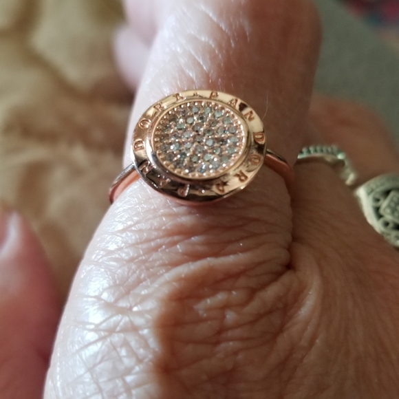 DISCONTINUED Pandora Rose™ Pandora Signature Ring, - Picture 2 of 7